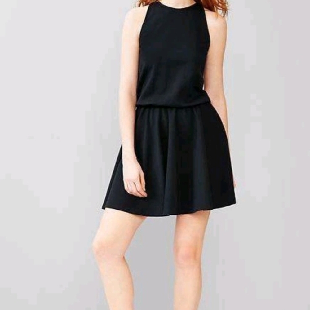 GAP Black Sleeveless Mini Dress
